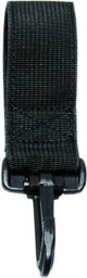 Porte mousqueton – Nylon noir - Vue principale