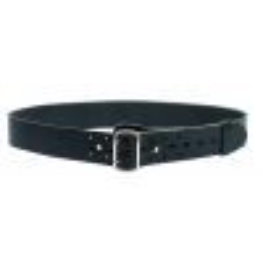 Ceinturon cuir boucle argent – Double ardillon 45mm - Vue principale
