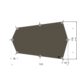TARP WING 2LT – Toile Tatonka en polyamide/silicone – 315 x 215 cm – Vert SGO - Vue principale