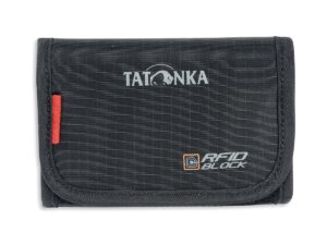 FOLDER RFIDB - Portefeuille Tatonka avec Velcro et divers compartiments - Protection RFID - Noir