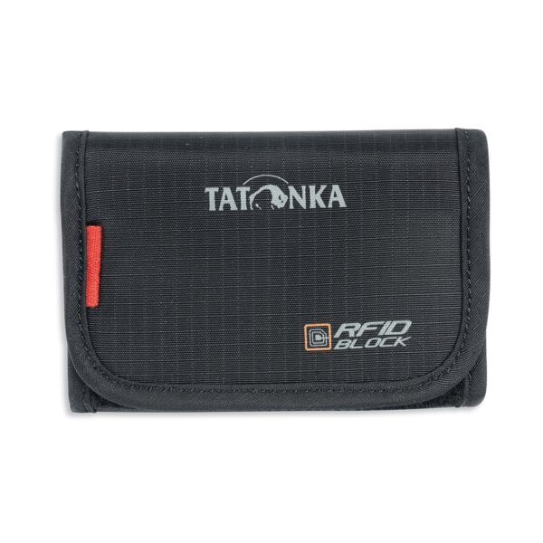 FOLDER RFIDB - Portefeuille Tatonka avec Velcro et divers compartiments - Protection RFID - Noir