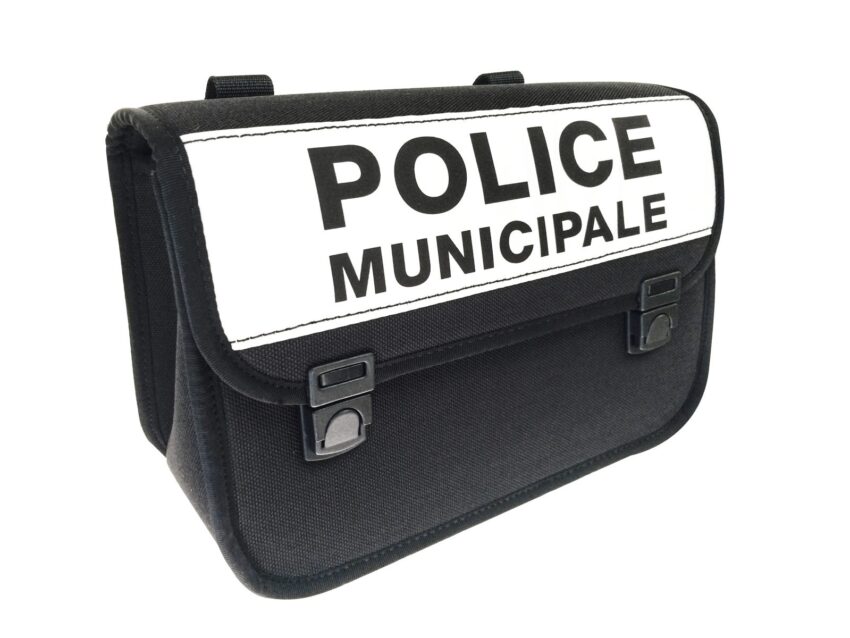 Sacoche guidon VTT – Police Municipale - Vue principale