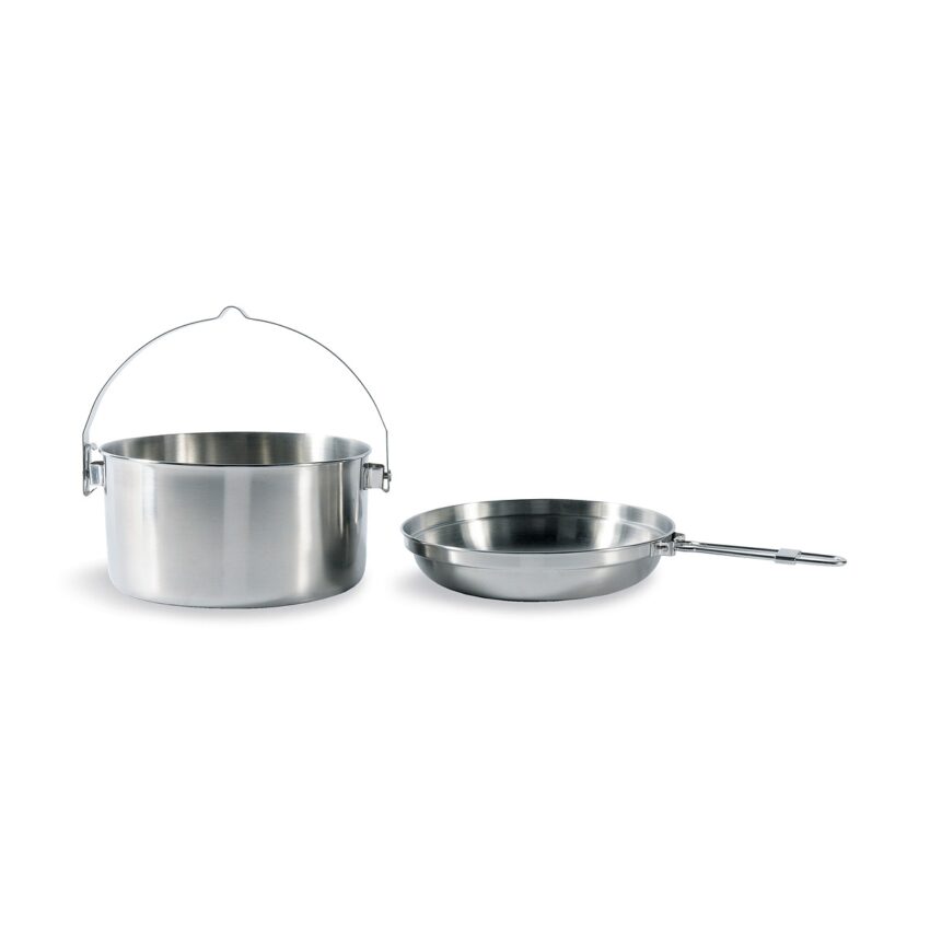 KETTLE – Casserole avec poêle intégré Tatonka – 2.5L – Acier inox - Vue principale