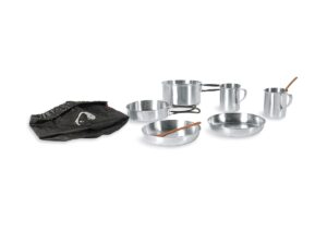 PICNIC SET - Batterie de cuisine Tatonka - Casserole / Couvercle / 2 assiettes / 2 tasses / 2 cuillères