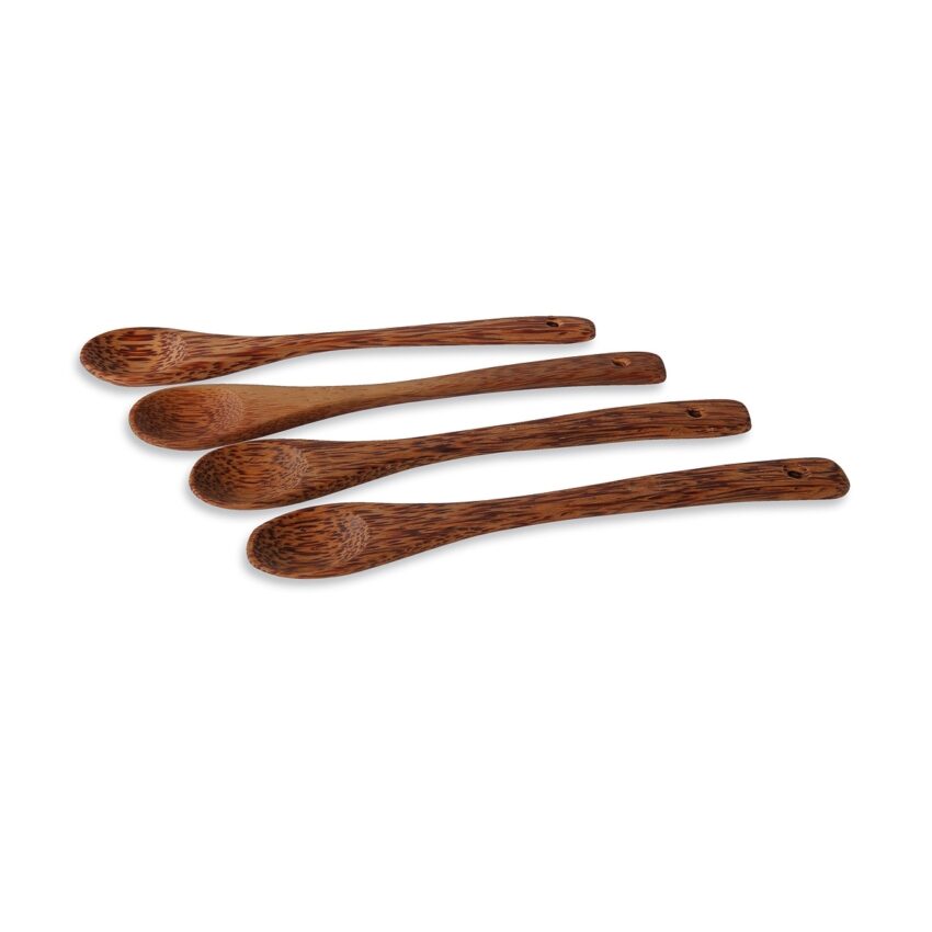 SPOON SET – Set de 4 cuillères à café Tatonka – Bois de cocotier - Vue principale