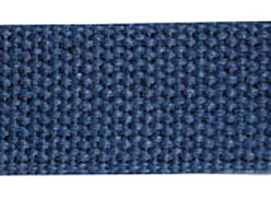 Ceinture tressee Bleue marine boucle argent 120 cm reglable