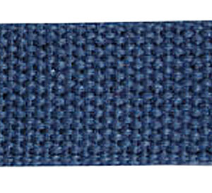 Ceinture tressee Bleue marine boucle argent 120 cm reglable