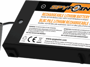 Bloc pile Rechargeable au lithium et Chargeur Spypoint
