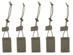 TT BEL SET - Set de 5 fermetures élastiques pour porte chargeurs