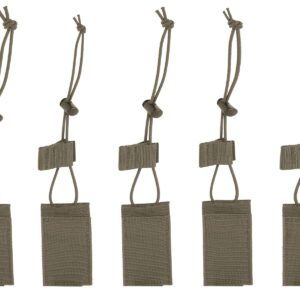 TT BEL SET - Set de 5 fermetures élastiques pour porte chargeurs