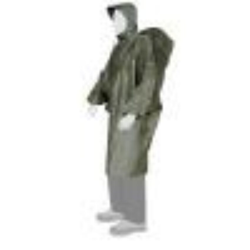 CAPE L – Poncho de pluie Tatonka avec protection sac – L – Vert - Vue principale