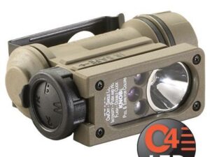 Lampe Streamlight sidewinder compact II militaire - avec clip de Casque/piles - Coyote