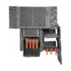 TT Modular Tele Insert – Gris Titane - Vue 3