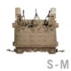 TT CARRIER MAG PANEL LC M4 – Panneau frontale MOLLE- Lasercut avec 3 porte-chargeurs - Vue principale