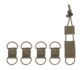 TT CABLE MANAGER SET – Set de 4 passe-câble avec 1 Porte garrot – Olive - Vue principale