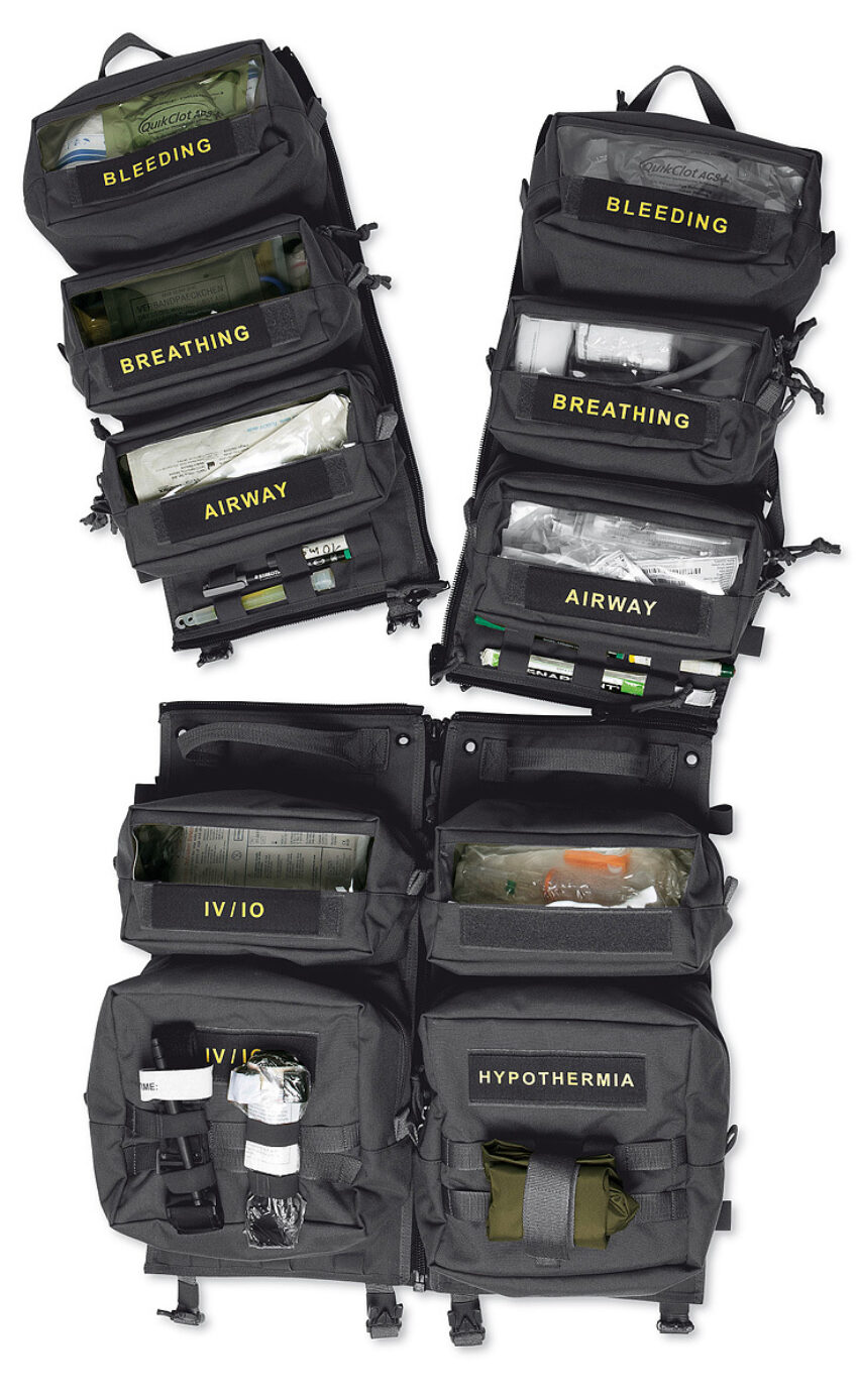 TT Medic TransPorter – Ensemble de pochettes médicales – Noir - Vue principale