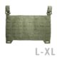 TT CARRIER PANEL LC – Panneau frontale MOLLE- Lasercut pour portes-plaques – Olive - Vue principale