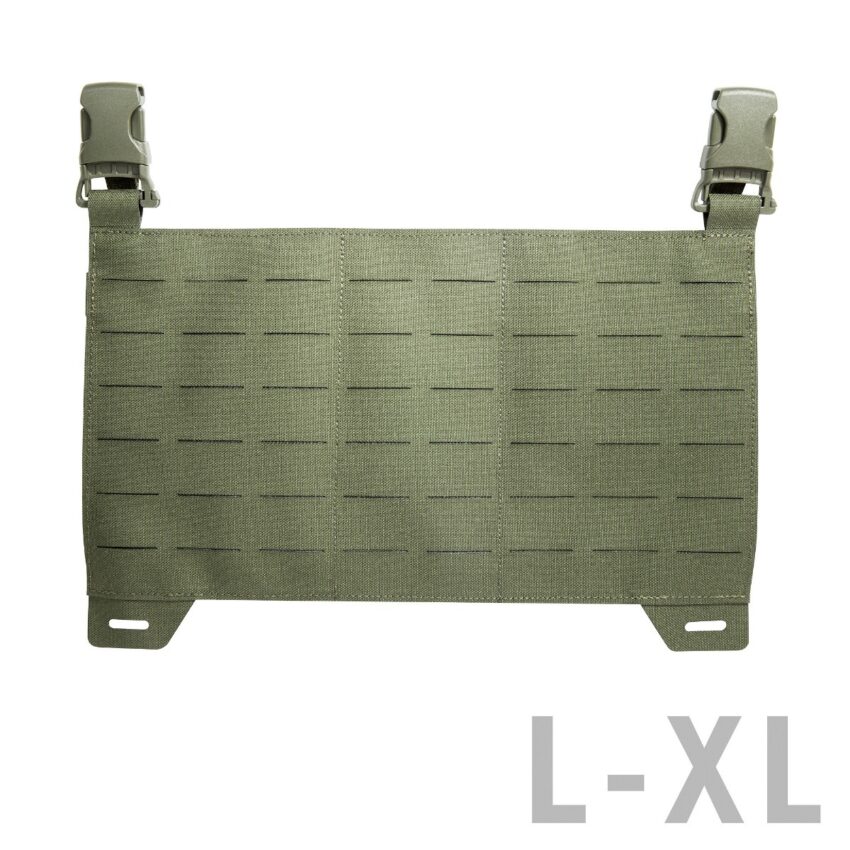 TT CARRIER PANEL LC – Panneau frontale MOLLE- Lasercut pour portes-plaques – Olive - Vue principale