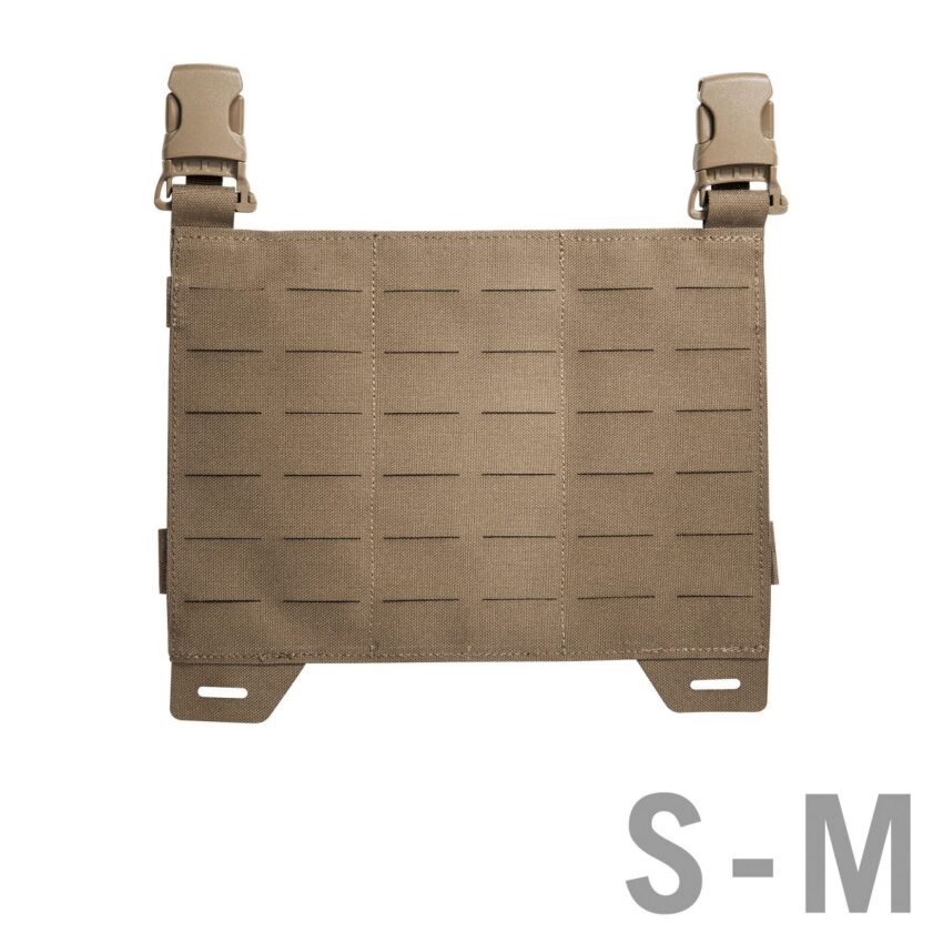 TT CARRIER PANEL LC – Panneau frontale MOLLE- Lasercut pour portes-plaques – Coyote - Vue principale