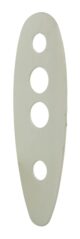 Intercalaires en plastique blanc 1,2 mm épaisseur - Vue 1