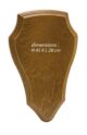 Ecusson pour trophée chevreuil ou cerf - Vue 2