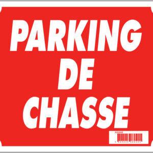 sans marque EA - Panneau ''Parking de chasse'' 30 x 25 cm - aménagement du territoire & agrainoirs