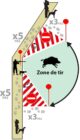 Angulateur de tir rond - Vue 1