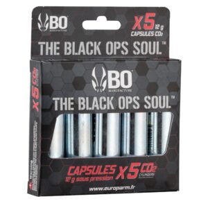 BO MANUFACTURE - 5 sparclettes 12 g de CO2 - plombs & billes air comprimé