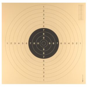 sans marque EA - 100 cartons-cibles C50 55 x 53 cm avec encoches - ciblerie & gongs