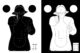 100 cibles silhouette Police 51 x 71 cm - Vue principale
