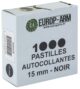 Pastilles autocollantes diam. 15 ou 19 mm - Vue principale