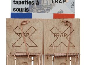 Tapette à souris en bois, lot de 2