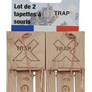 Laboratoire PINAULT - Tapette à souris en bois, lot de 2 - piégeage, affût & camouflage