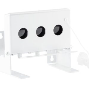 BO Manufacture Arms - Cible mobile type biathlon petit modèle 3 trous pour 4,5 mm - ciblerie & gongs