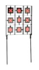 Portant 9 cibles dynamiques pour airgun - Vue principale