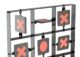 Portant 9 cibles dynamiques pour airgun - Vue 1