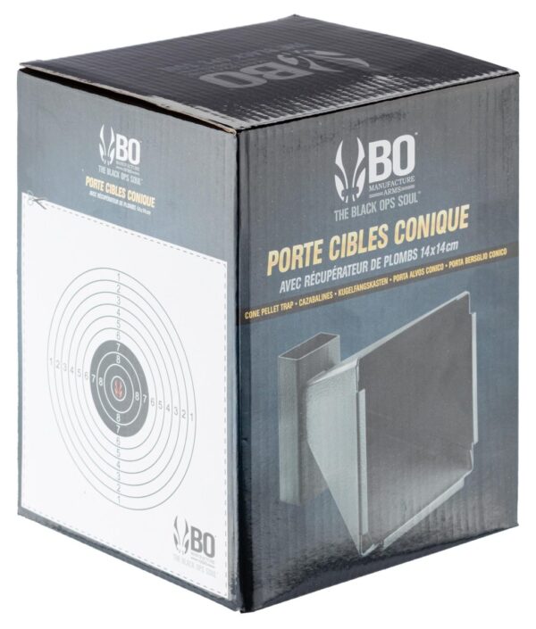 Porte cible conique 14 x 14 cm BO Manufacture en acier – Image 7