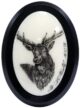 Calottes cerf aspect ivoire ou argent - Vue principale