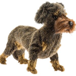Anima - Peluche Teckel à poil dur debout - jeux d'enfants & peluches