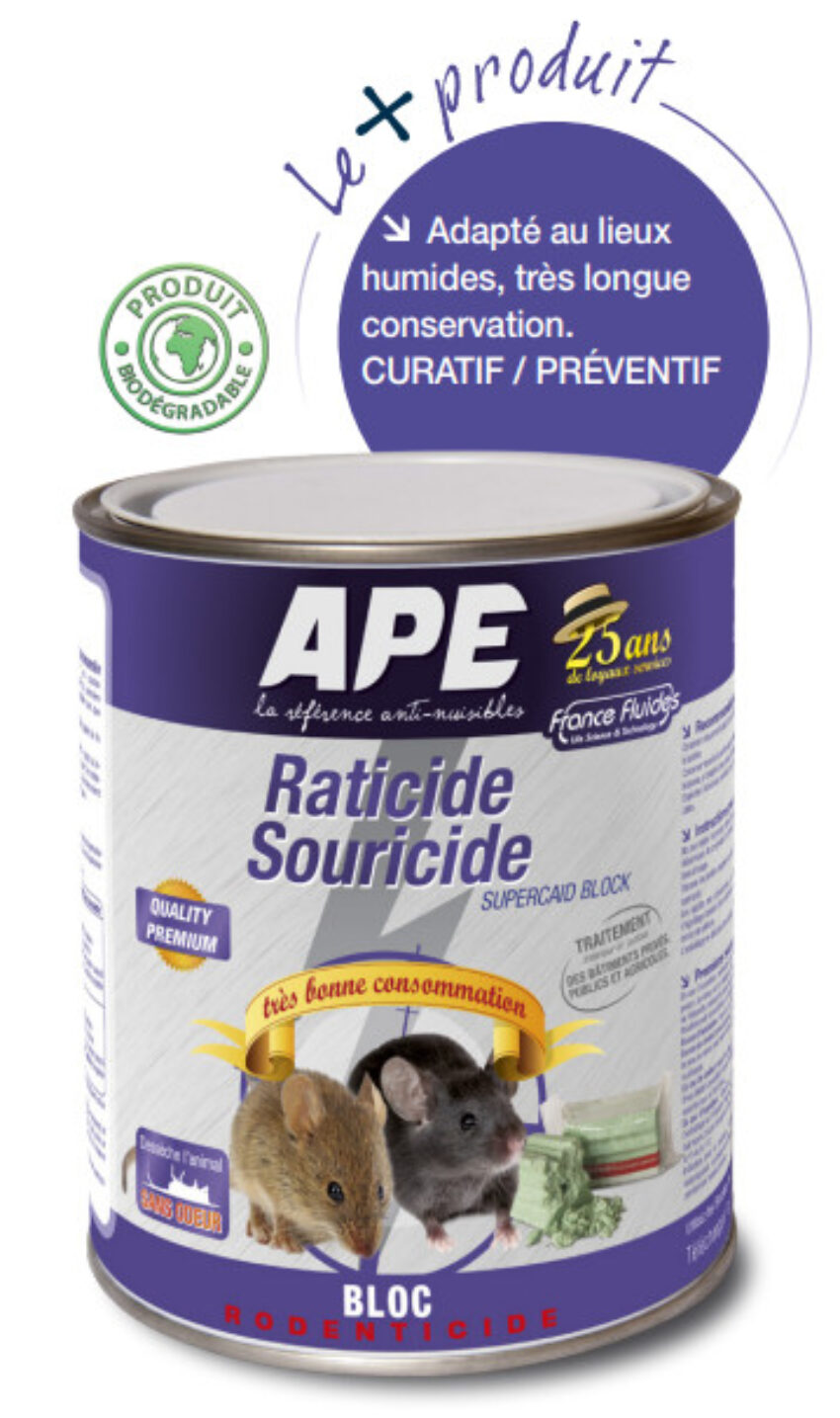 Appâts raticide & souricide - Vue principale