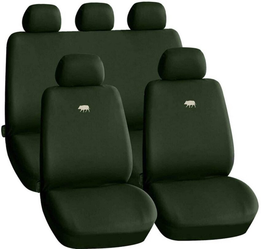 Jeu complet de housses sanglier pour siège de voiture - Vue principale