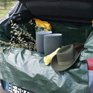 sans marque EA - Bâche souple de protection pour coffre avec rabats - equipement pour voiture
