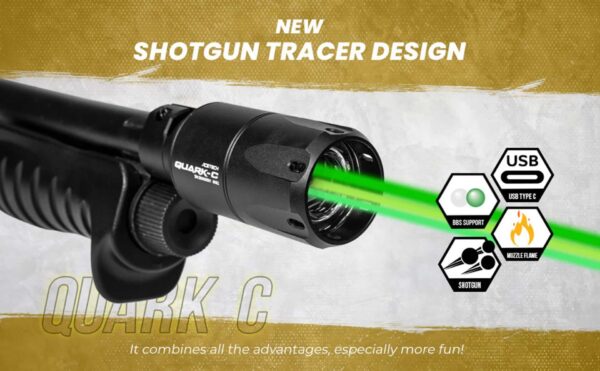 Silencieux tracer Quark C pour Fusil à pompe airsoft ACETECH – Image 5