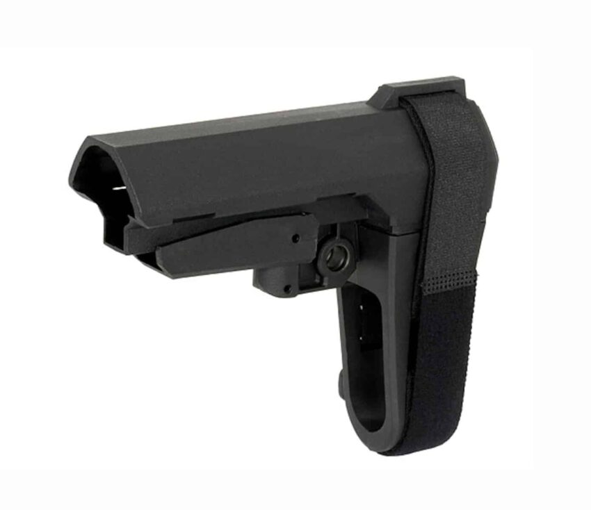 Crosse Minimaliste noire pour M4 AEG - Vue principale