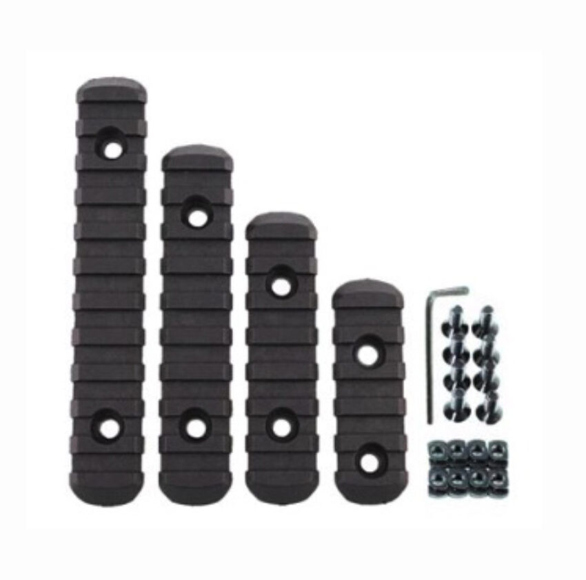 Kit de 4 rails M-LOK vers Picatinny - Vue principale