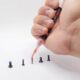 Stylo frein filet haute performance Rose (permanent) - Vue 2