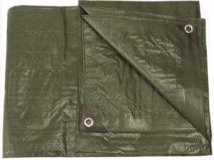 Bâche agricole olive 2.85x4 m avec oeillets