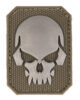 Patch PVC Tête de mort OD Green 6 x 4.5cm - Vue principale