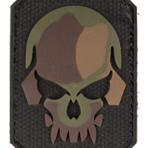 Sport Attitude - Patch PVC Tête de mort Camo 6 x 4.5cm - airsoft - tenues & protections