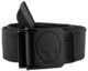 CEINTURE NOIRE BOUCLE TETE DE MORT 4CM X 130CM - Vue principale